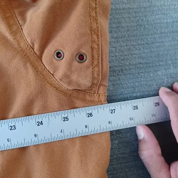 Vintage Pepe Jeans Chore Jacket Mens L Cord Collar Canvas Flannel Lined Barn Y2K - Picture 8 of 11